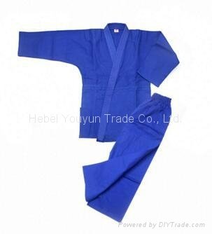 100% Cotton Blue Judo Gi Uniform 4