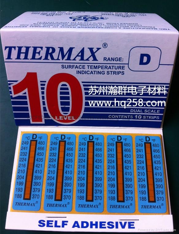10格測溫試紙變色測溫試紙 4
