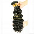 China hair factory direct supply curly hair type  deep wave hair bundle  2