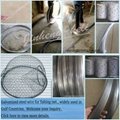 Galvanized steel wire for fishing net 18 gauge 19 gauge 1.18mm 3