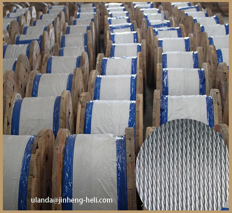 Hot dipped Galvanized guy strand wire 3/8"