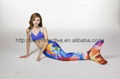 China wholesale fish tail sexy women adult shiny swimwear  3