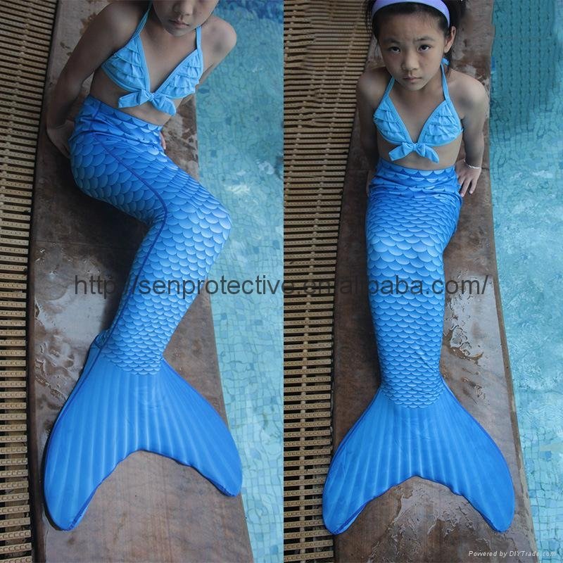 children mermaid skirt for swimming  5
