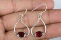 Wholesale Sterling Silver Faceted Garnet Earring  4