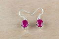 Wholesale Ruby Earrings Sterling Silver