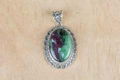 Wholesale Ruby Zoisite Gemstone 925 Silver Pendant 2