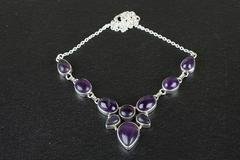 Wholesale Amethyst Necklaces Sterling Silver Gemstone 2