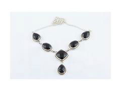 Wholesale Sterling Silver Black Onyx Necklace 3