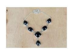 Wholesale Sterling Silver Black Onyx Necklace