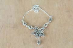 Wholesale Stertling Rose Quartz Necklace  4