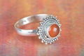 Wholesale Carnelian Gemstone 925 Silver Ring 1