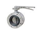 ASTM cf8 disc soft seal flange connection butterfly valve 1