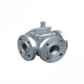 3 inch Stainless steel three way electric actuated ball valve 1
