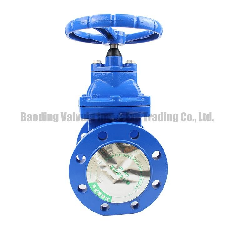 Z45X-10/16 Soft sealing Non-rising gate valve flange ends DN50-600 2