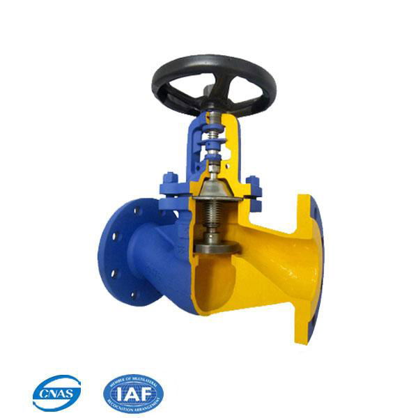 DIN Bellows Seal Cast Steel Stop Valve Globe Valve 2