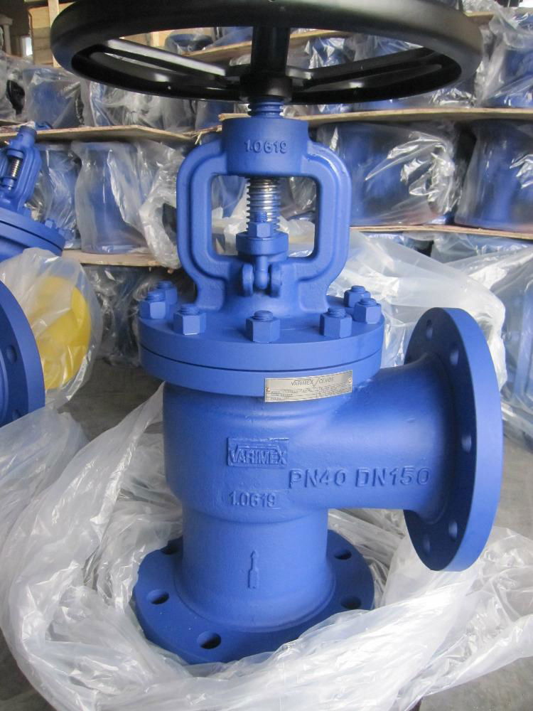 DIN Bellows Seal Cast Steel Stop Valve Globe Valve 4