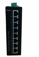 8 ports 10/100M Din-rail Industrial