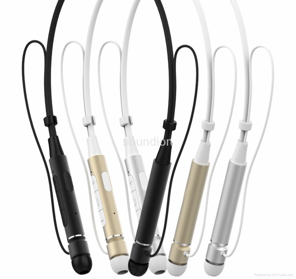 Bluetooth stereo neckband headset headphone 2