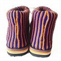 Handwork Boots Cotton Materials Breathable and Warm Knitting Wool Shoes
