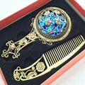 Mirror Comb Gift Set Color Box For Girlfriend Pocket Handheld Mirrors 1