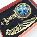 Mirror Comb Gift Set Color Box For Girlfriend Pocket Handheld Mirrors