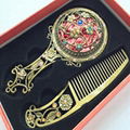 Mirror Comb Gift Set Color Box For Girlfriend Pocket Handheld Mirrors 2