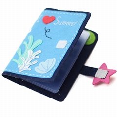 Nonwoven Cloth DIY Raw Material Package Purse Card Holder