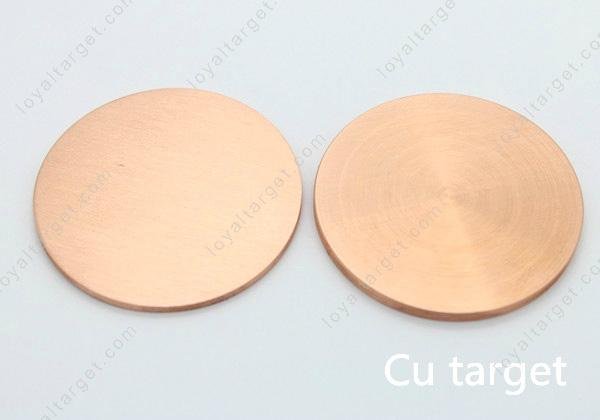 Coating material high Purity Cu sputtering Copper target