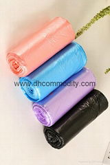 Star seal garbage bags on rolls