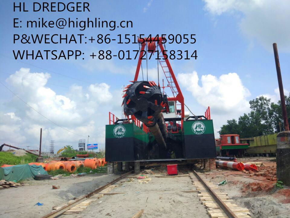 HighLing 12 inch river sand detailing hopper dredger