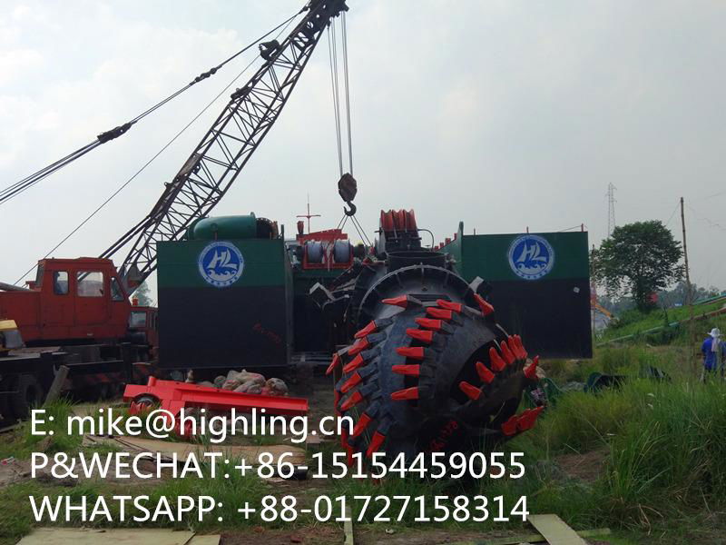 HL500 20-inch 4000m3/h hydraulic cutter suction dredger 2