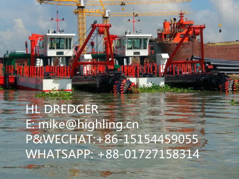 HighLing river sand cutter suction dredger