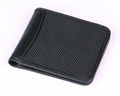 Hot Sell Men’s Genuine Leather Carbon Fiber ID Credit Card Long Holder Wallet