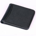 Hot Sell Men’s Genuine Leather Carbon Fiber ID Credit Card Long Holder Wallet 3