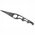 100% whole carbon fiber material pocket folding knife for sale 3