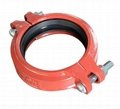 FM UL Approved ductile iron Grooved pipe Fittings and couplings
