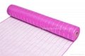 21"*10y dark pink silver strip manufacturer candy wrapper material for 20S04 3