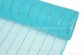 21inch*10yard turquoise plastic strip christmas deco mesh for 20S22 5