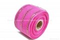 2.5"*10y dark pink apple green strip metal wire mesh for 20C04M32R2-5 2