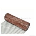 21inch*10yard dark.brown decoration material plastic strip mesh for 50C19 4