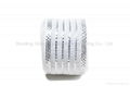 21"*10y white strip plastic chinese wedding wreath mesh for 50S01