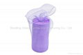 6"*10y light purple festival gift packing plastic solid mesh for A08R6 1