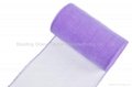 6"*10y light purple festival gift packing plastic solid mesh for A08R6 3