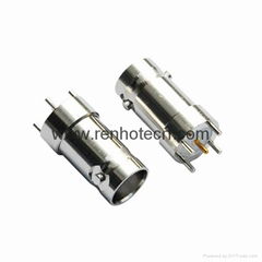 zinc alloy BNC jack receptacle for PCB MOUNT