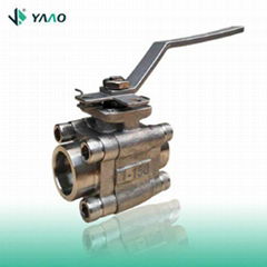 Three-Piece Forged Ball Valves