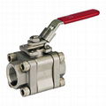 LF2 3PCS Carbon Steel Ball Valve Class 800/1500/2500 1