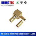 High quality 90 degree smb plug for cable rg174