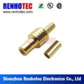 High quality 180 degree crimp smb plug for cable 1