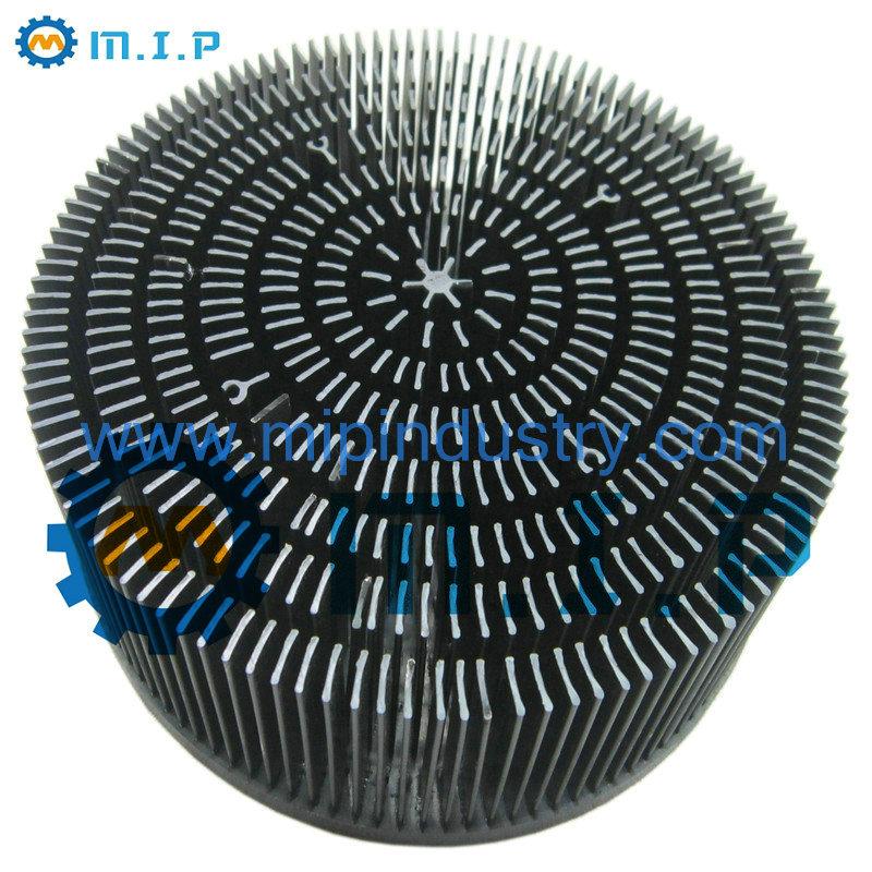 100W cold forging heatsink, 210mm pin fin led cooler