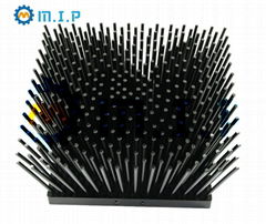 125mm splayed round forged pin fin led cooler